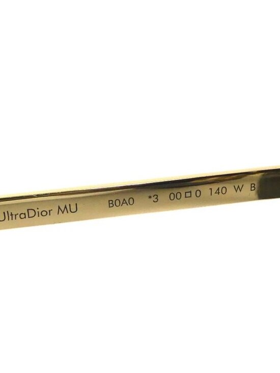 Auth Christian Dior Sunglasses Black/Gold Plastic/Metal